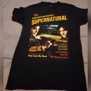 Limited Edition Supernatural Day 2019 End of the Road Tour Tee Hot Topic Sz M